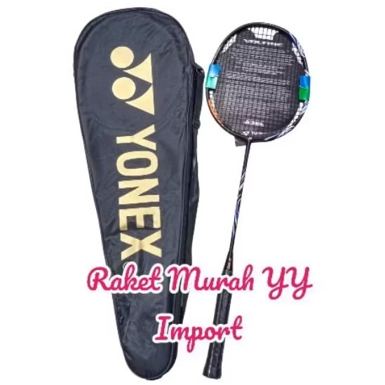 Raket Badminton / Raket Bulutangkis Senyawa Import / Raket YY Import Plus Senar