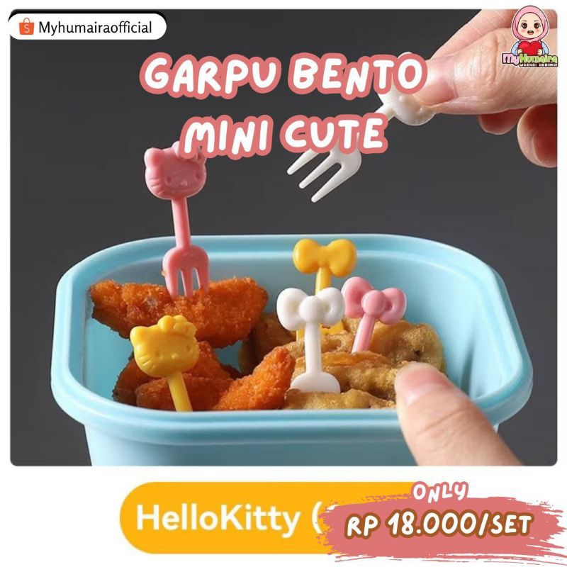[TENGGARONG] GARPU BENTO MINI CUTE/TUSUKAN BEKAL GEMOY