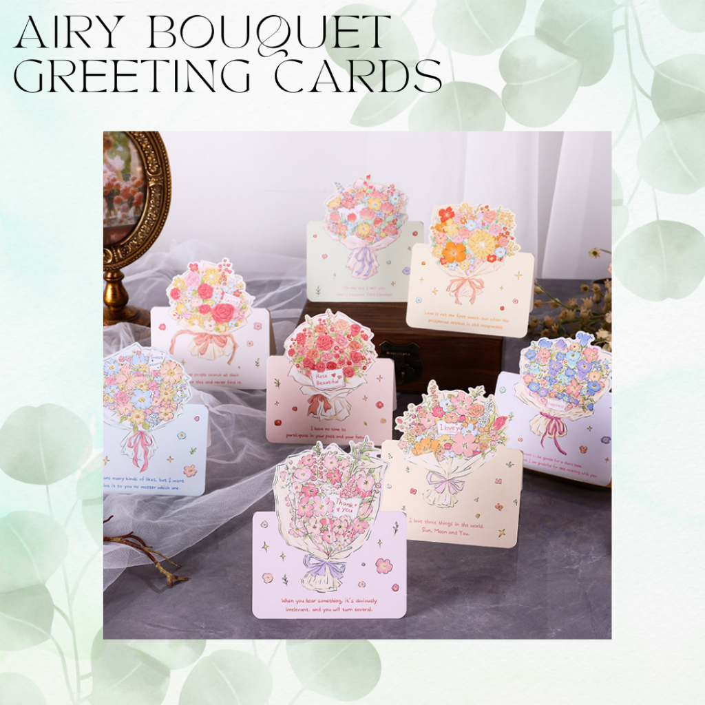 

Airy Bouquet Greeting Cards