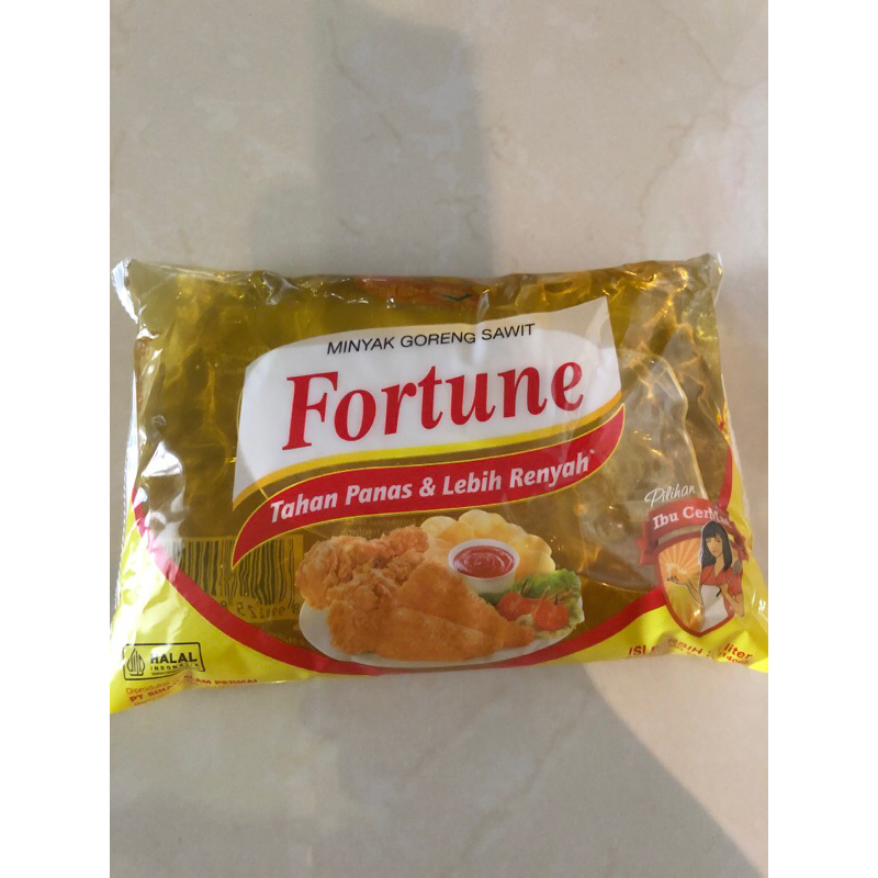 

minyak fortune bantal 1liter minyak sayur 1L