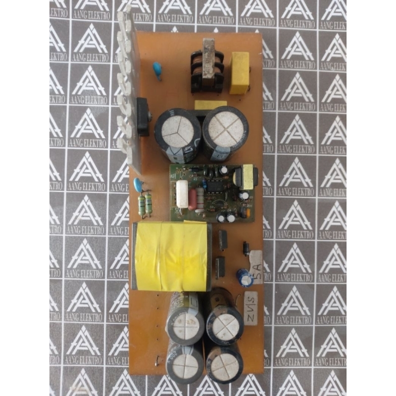 smps gacun bekas 5A ct vol bisa di ajus ektra 12vdc