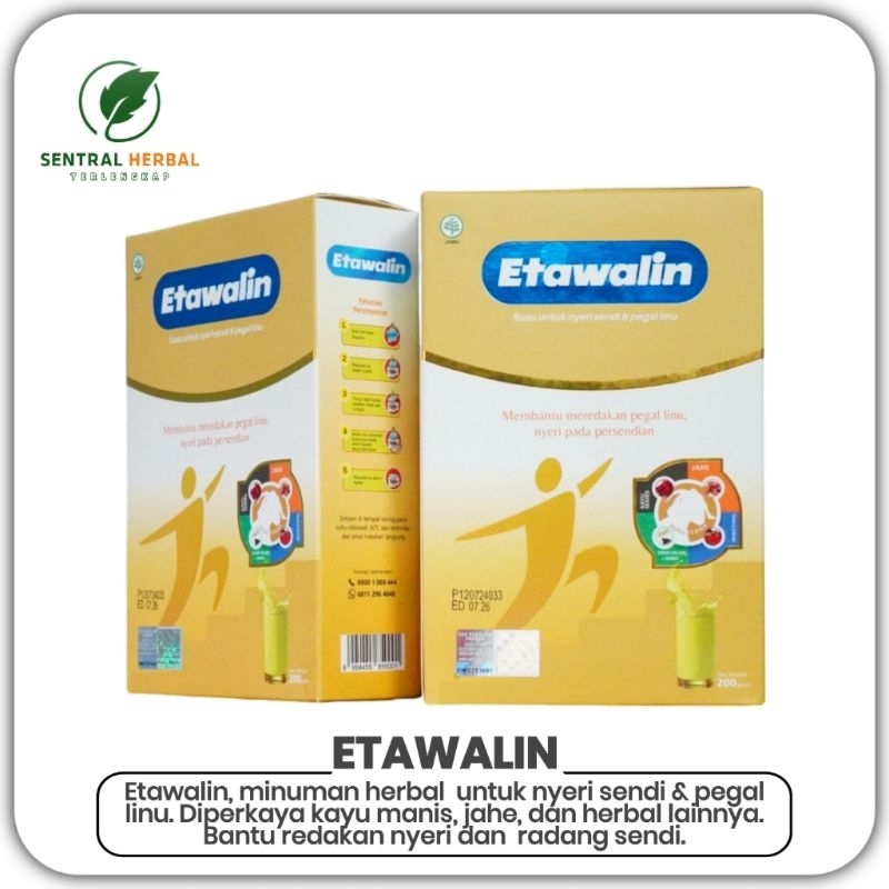 

Etawalin Susu Untuk Nyeri Sendi & Pegal Linu Berat Isi 200 Gram