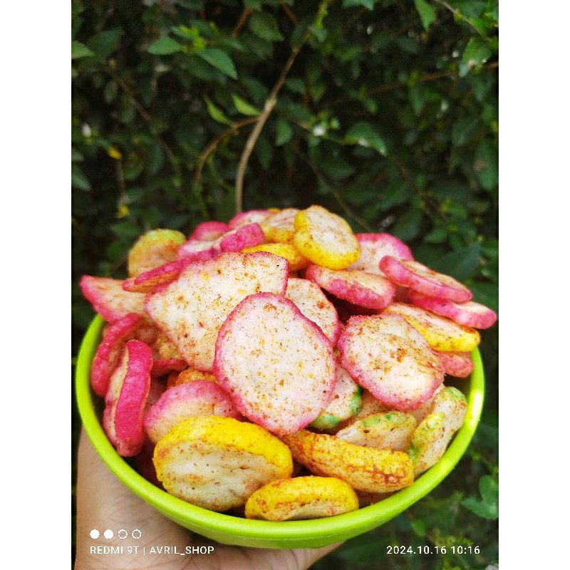 

kerupuk seblak warna warni/kerupuk seblak murah