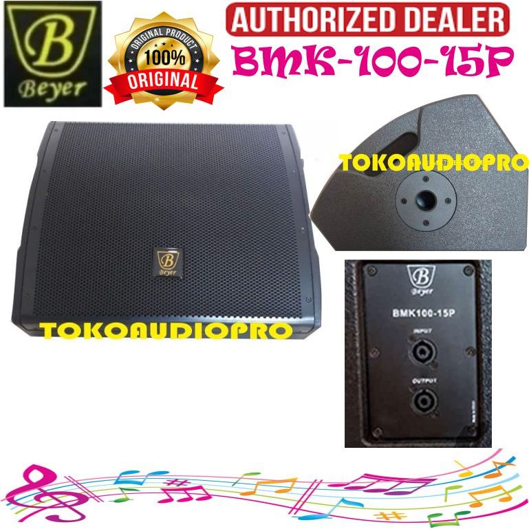 Speaker Beyer BMK100-15p   15 Inch Speaker Pasif Monitor Panggung Beyer BMK-100-15P Stage Monitor