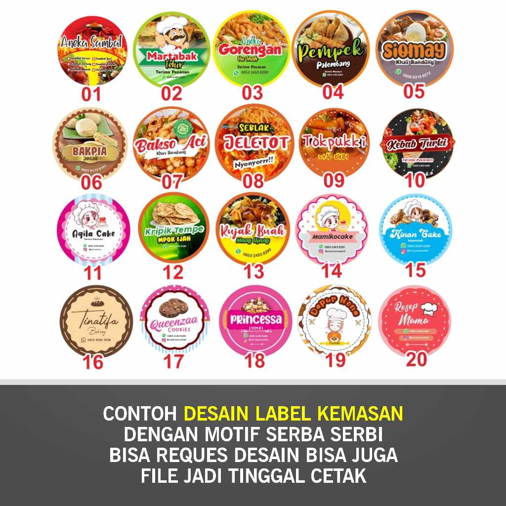 

CETAK PRINT STIKER LABEL KEMASAN FREE REQUEST DESAIN