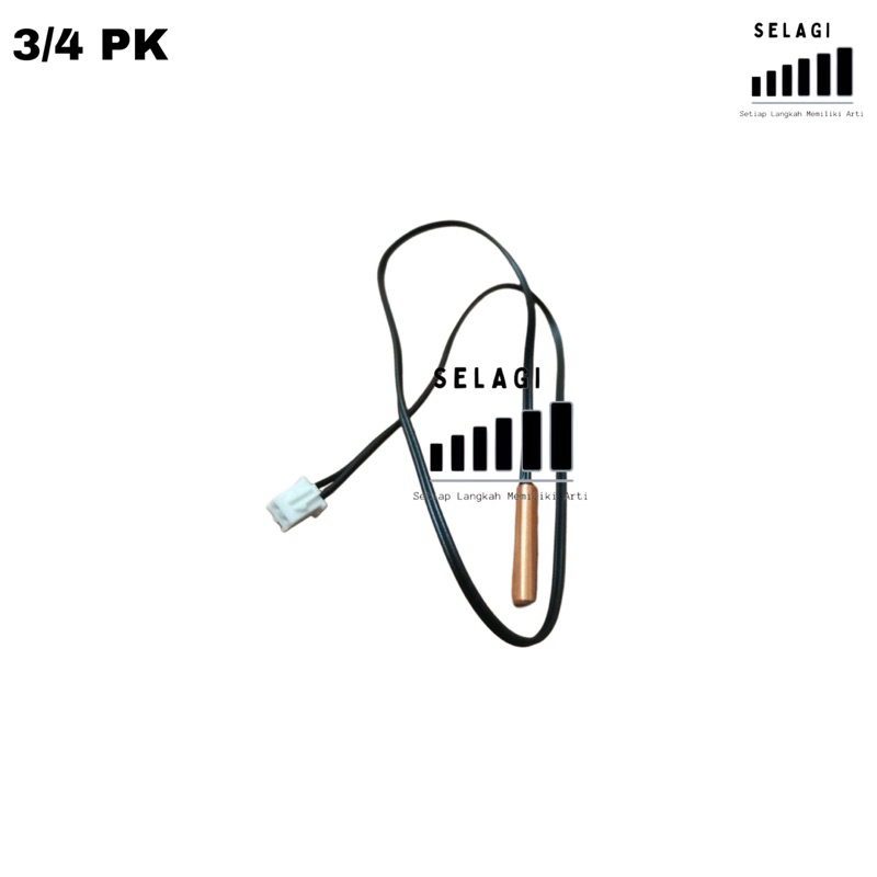 Termis ac Aqua 3/4 pk single sensor suhu ac Aqua 3/4 pk thermistor ac Aqua 3/4 Pk 4 kilo ohm single 