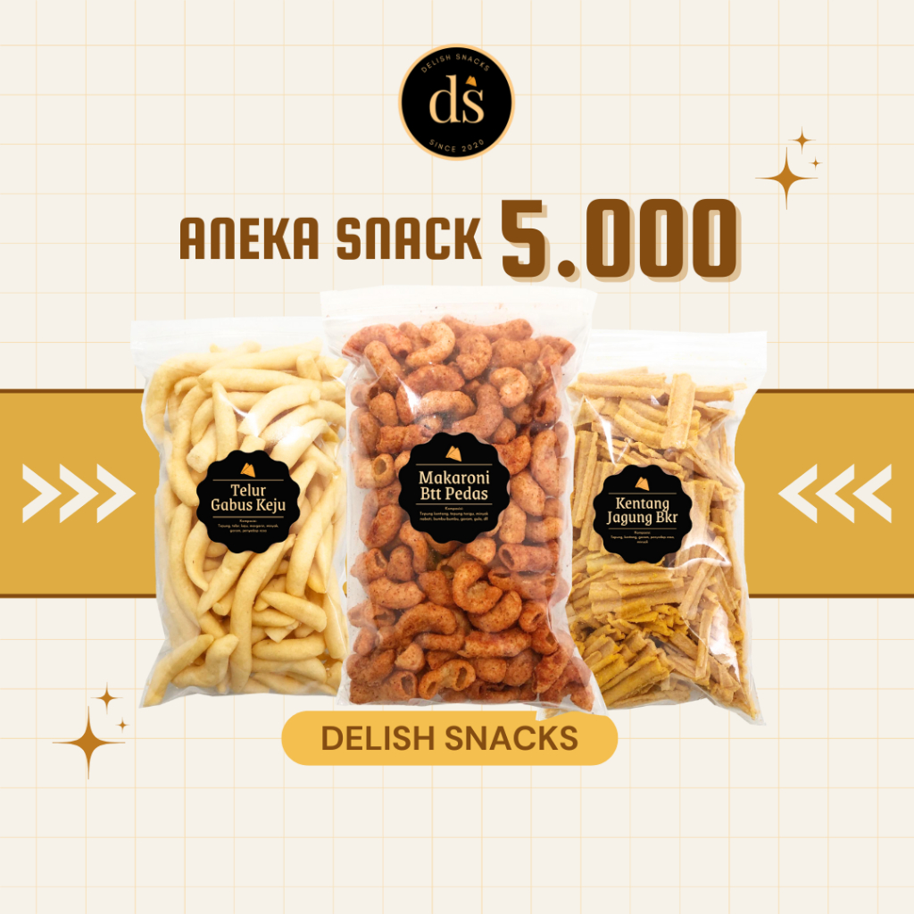 

[DELISH SNACKS] Pesanan Khusus Diatas 12pcs Aneka Snack Serba 5.000