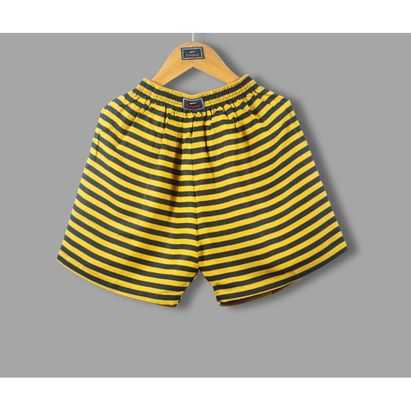 CELANA BOXER LOOPAY MOTIF STRIP YELLOW