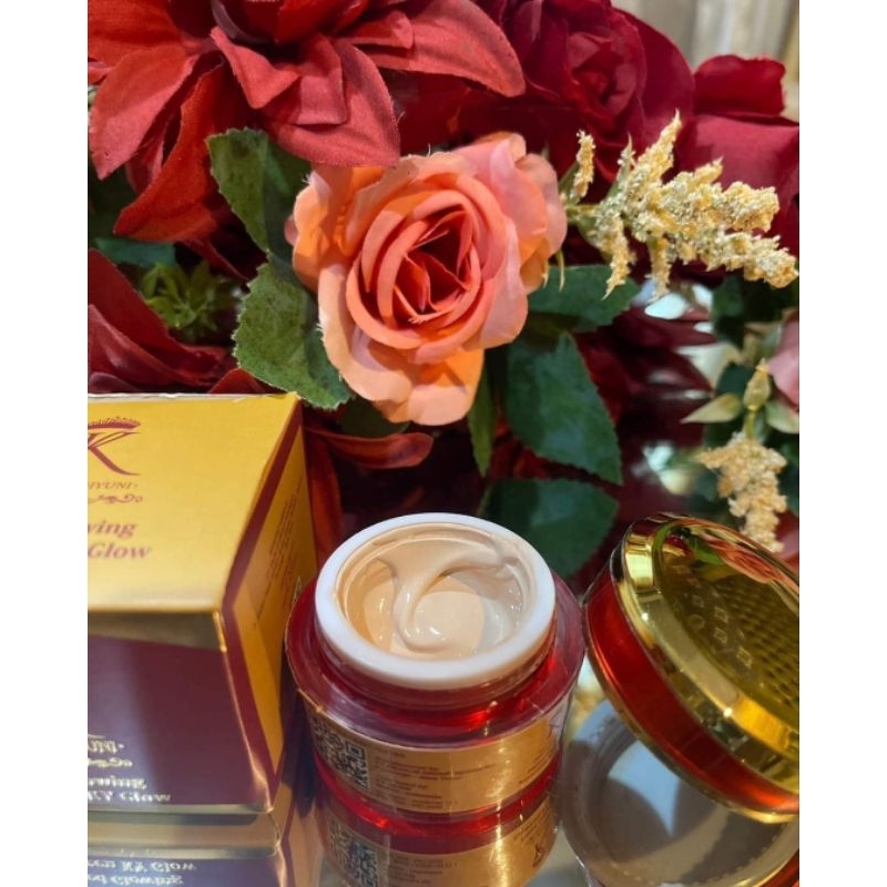 sunscreen tinted ky glow//tinted sunscreen ky glow original aman dan BPOM