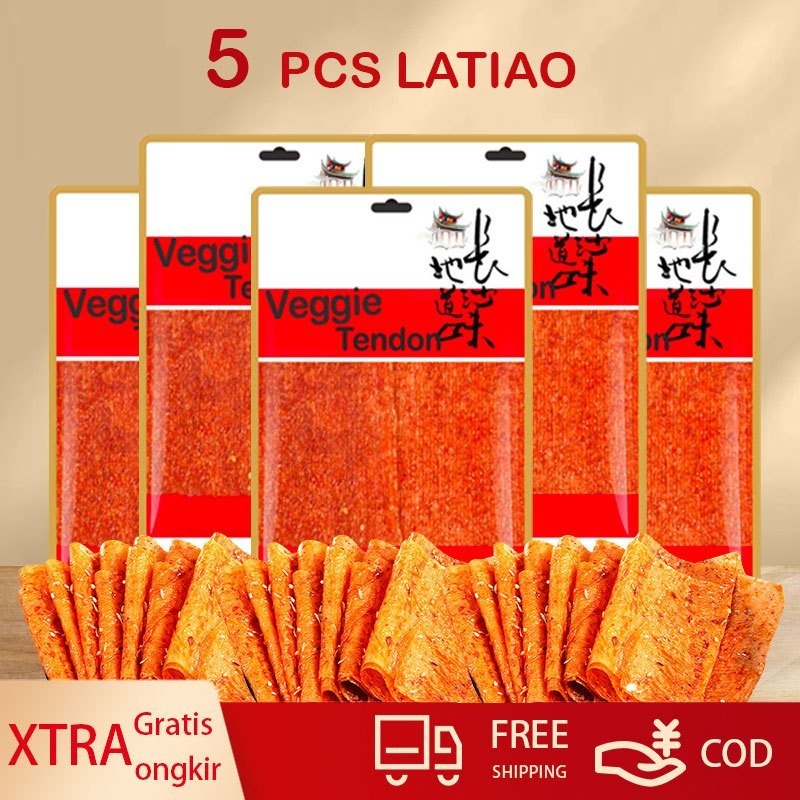 

Latiao Busy Snack - [TERMURAH] [HALAL] Gluten Spicy Tofu La tiao Snack Makanan Ringan Vegetarian | Latiao Halal