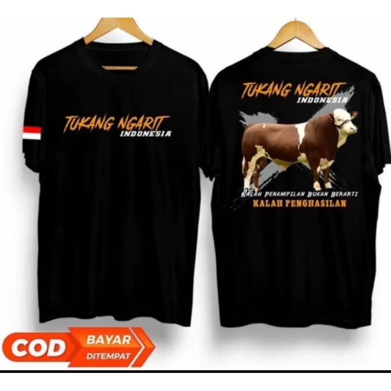 Baju Kaos TUKANG NGARIT INDONEAIA DTF
