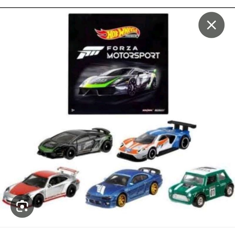 Hot Wheels Real Car Loose Forza Premium Lamborghini Gallardo / Morris Mini / Nissan Silvia S15 / Por