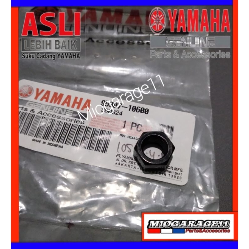 Nut / Mur Baut Atas Shock Belakang Yamaha Mio Sporty - Mio Smile - Mio Soul - Fino Karbu Jupiter Z B