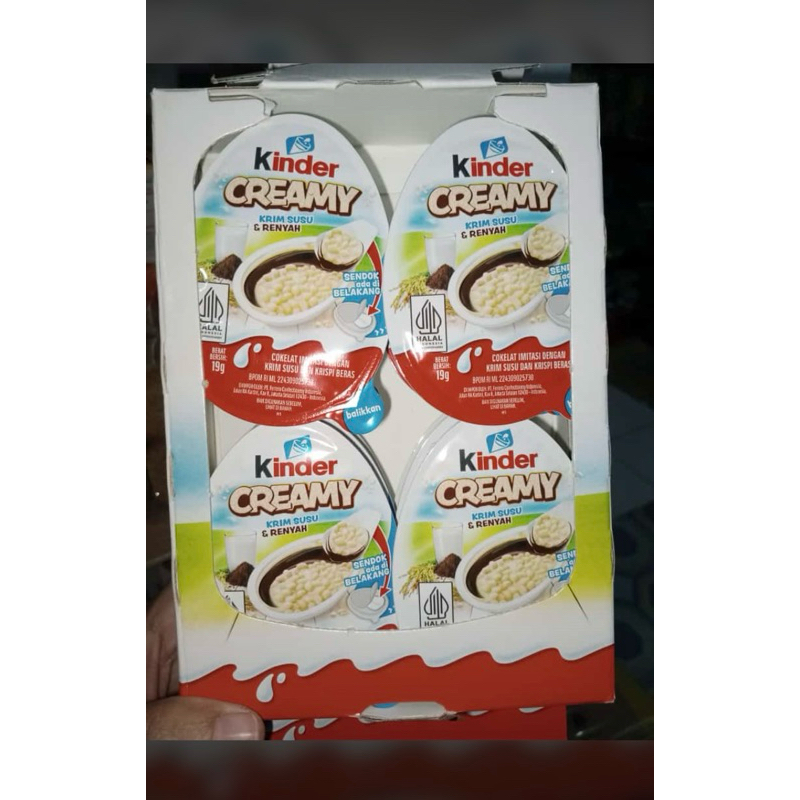 

kinder creamy 19gr