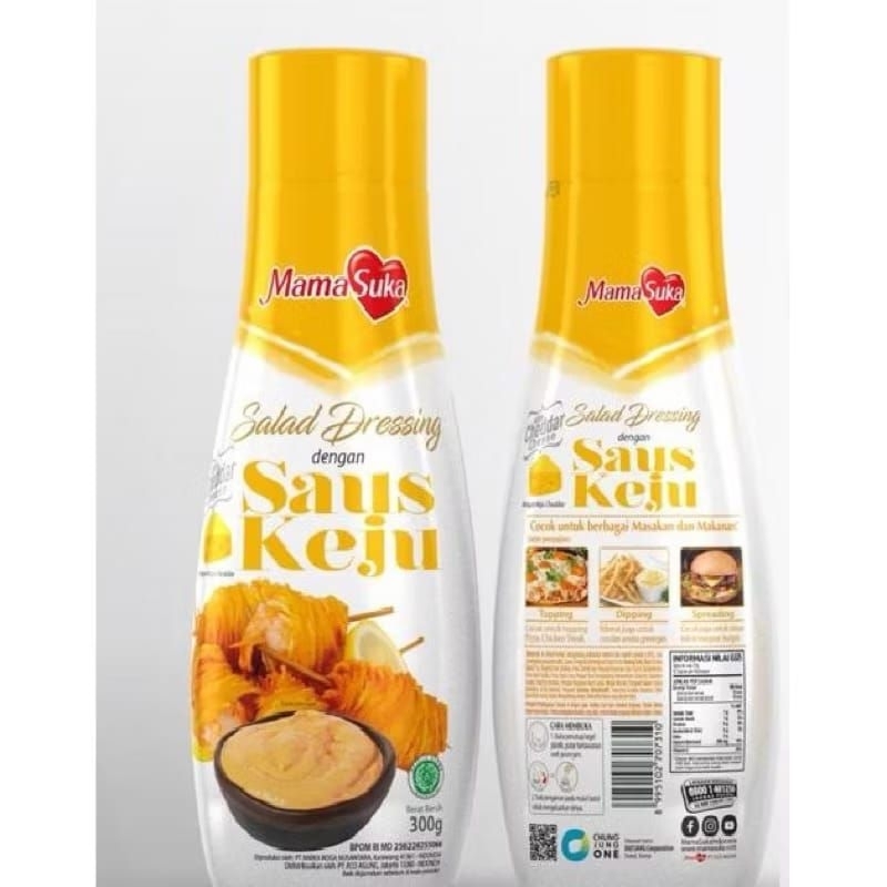 

Mamasuka Saus Keju / Mamasuka Salad Dressing Saus Keju Kemasan Botol 300gr