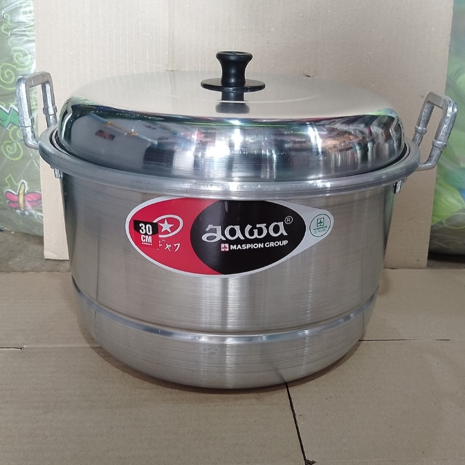 Panci Jawa Langseng Dandang 30 cm Maspion / Panci kukusan somay 30 cm Aluminium Maspion JUMBO