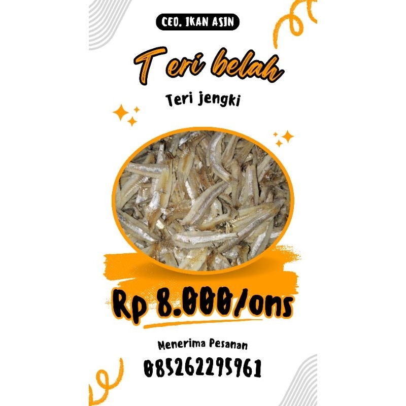 

TERI-JENGKI-TERI-BELAH///100gram❗❗❗