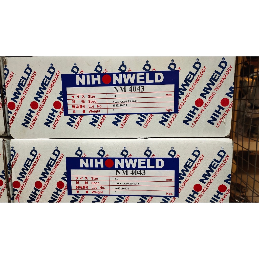 Kawat Las Aluminium Mig ER4043 Nihonweld