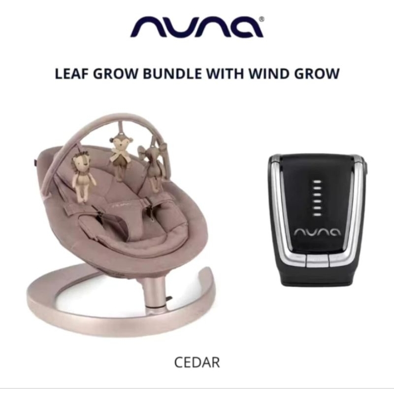 Nuna Leaf Grow Free Nuna Wind Grow dan Nuna Toybar / Bouncer Nuna Leaf Grow