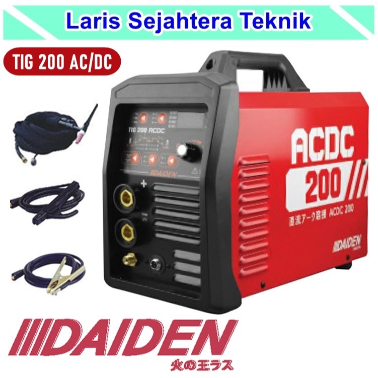 trafo las argon Daiden TIG 200 ACDC mesin las argon 200 A