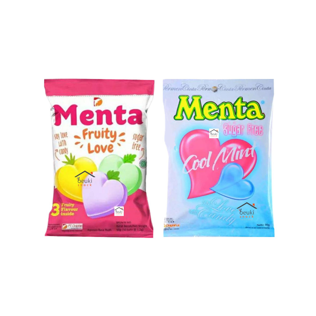 

PERMEN MENTA BERBENTUK HATI COOL MINT FRUITY LOVE SUGAR FREE
