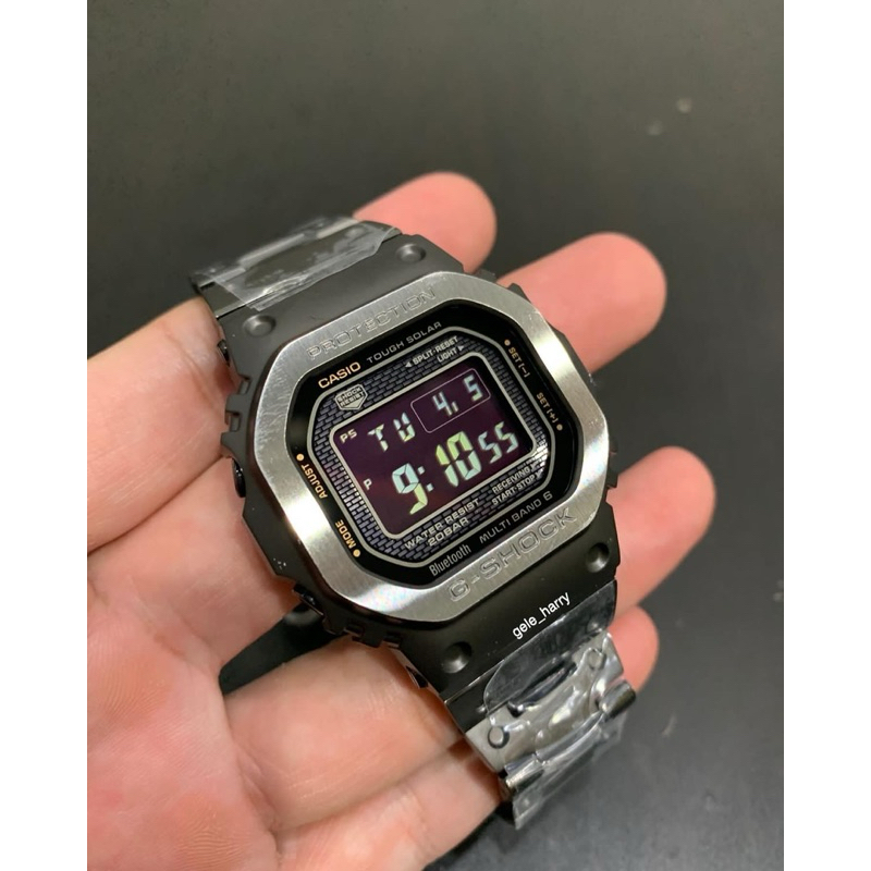 Casio Gshock GMW B5000MB-1 / GMWB5000MB Multi Finish Black Metal