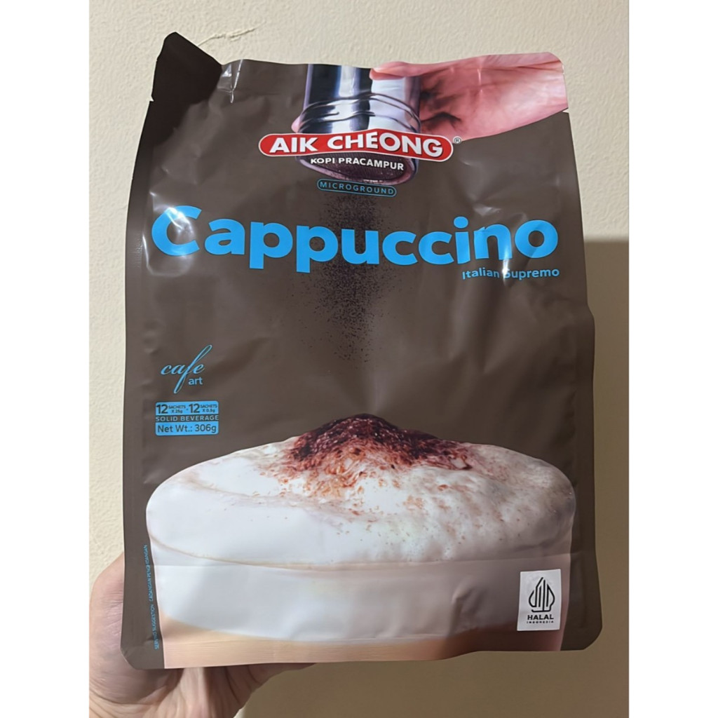 

Aik Cheong Cappuccino / white coffee instant/ 4in1 coffee 300grm