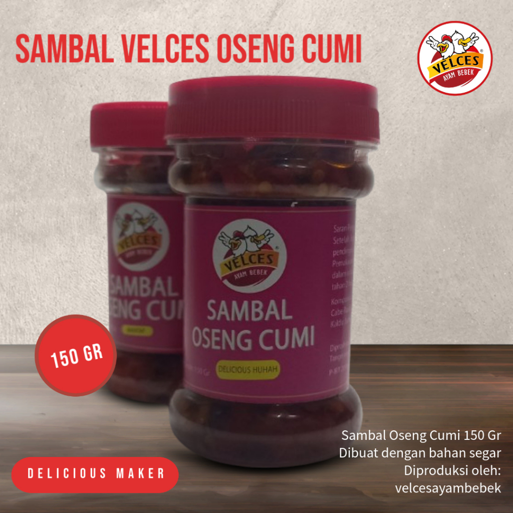 

Sambal Oseng Cumi Velces 150Gr