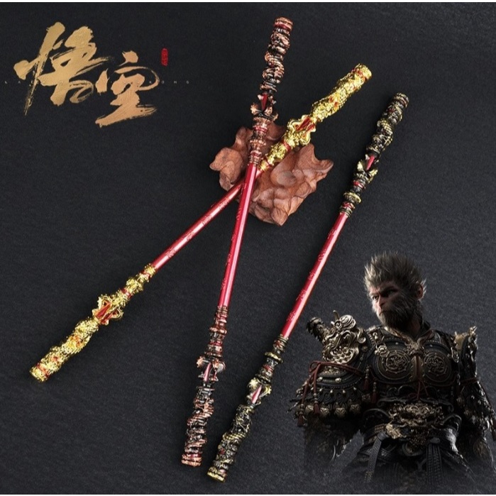 Black Myth Wukong Tongkat Besi Pajangan Aksesoris