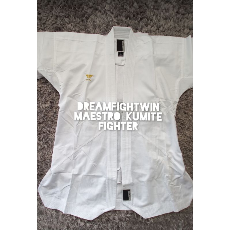 baju karate  maestro fighter kumite putih