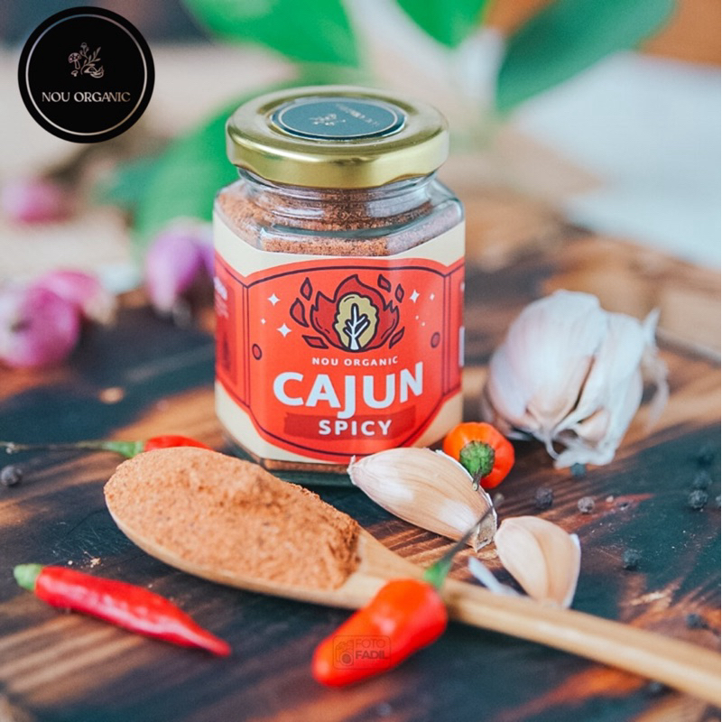 

Nou Organic Dry Rub House Blend Bumbu Marinasi Cajun Spices Rendah Lemak Seasoning Barbeque Grill