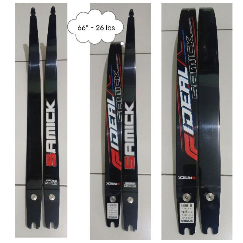 Limbs Recurve - Samick Ideal - Size S - 66 26 lbs - Like New