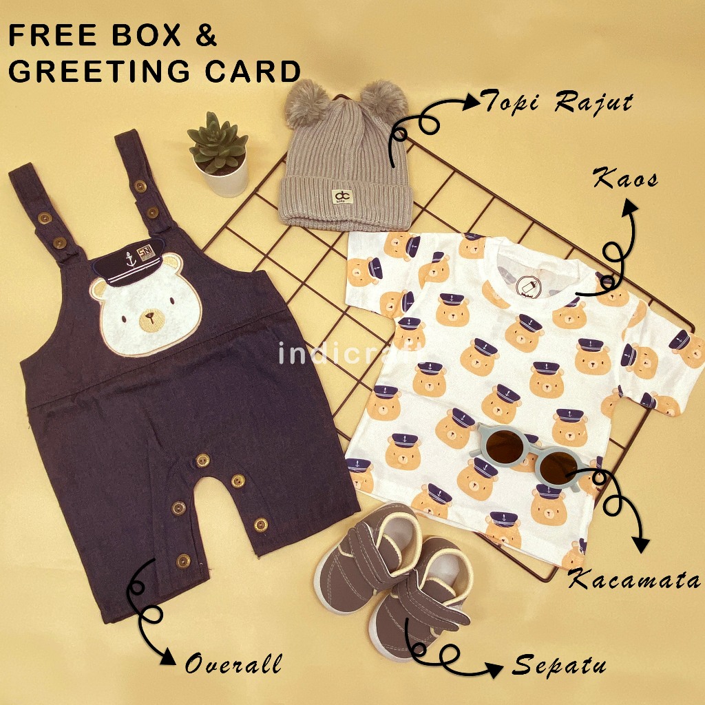 Hampers Bayi Laki-Laki 1 Tahun / Hampers Anak Laki-Laki 12 Bulan / Paket Kado Bayi Cowok / Kado Baju