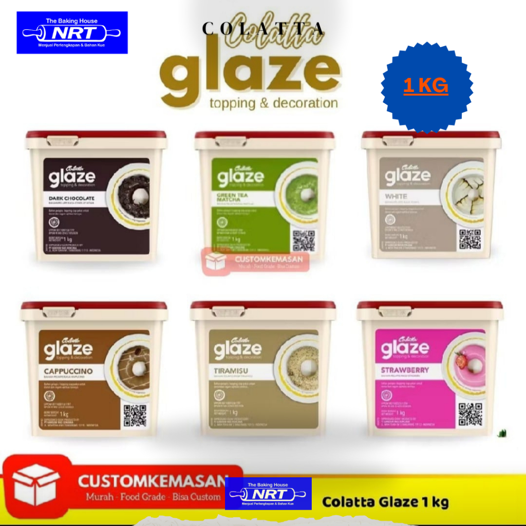 

COLATTA GLAZE 1KG ALL VARIANT NRTbakinghouse