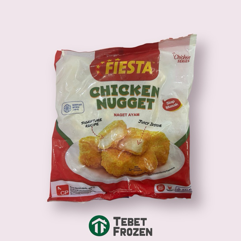 

FIESTA CHICKEN NUGGET 400GRAM - TEBET FROZEN