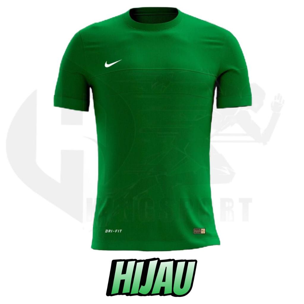 Kaos Dri-Fit [HIJAU] Kaos Jersey Polos Kaos Futsal Badminton Running Jersey Olahraga Size M.L.XL.XXL