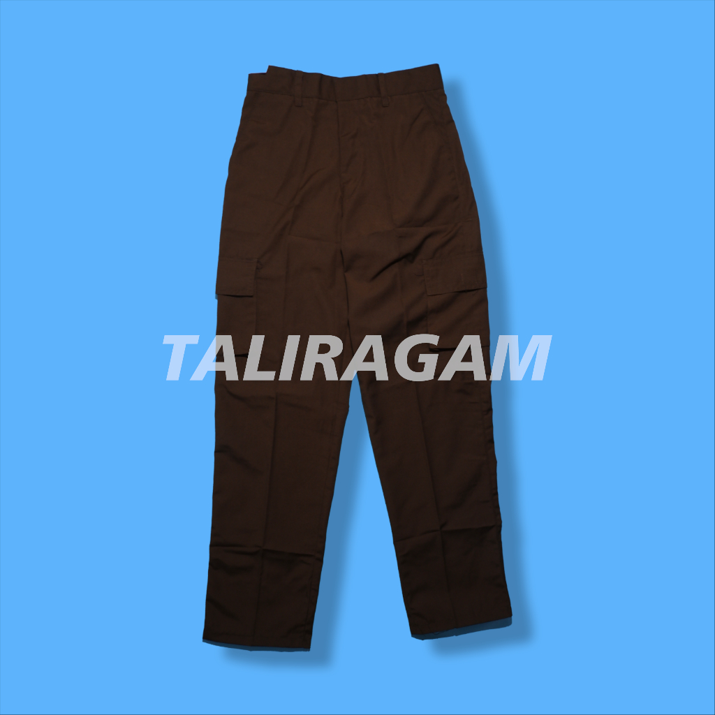Taliragam | Celana PDL Pramuka SMP dan SMA | Celana PDL Pramuka Coklat