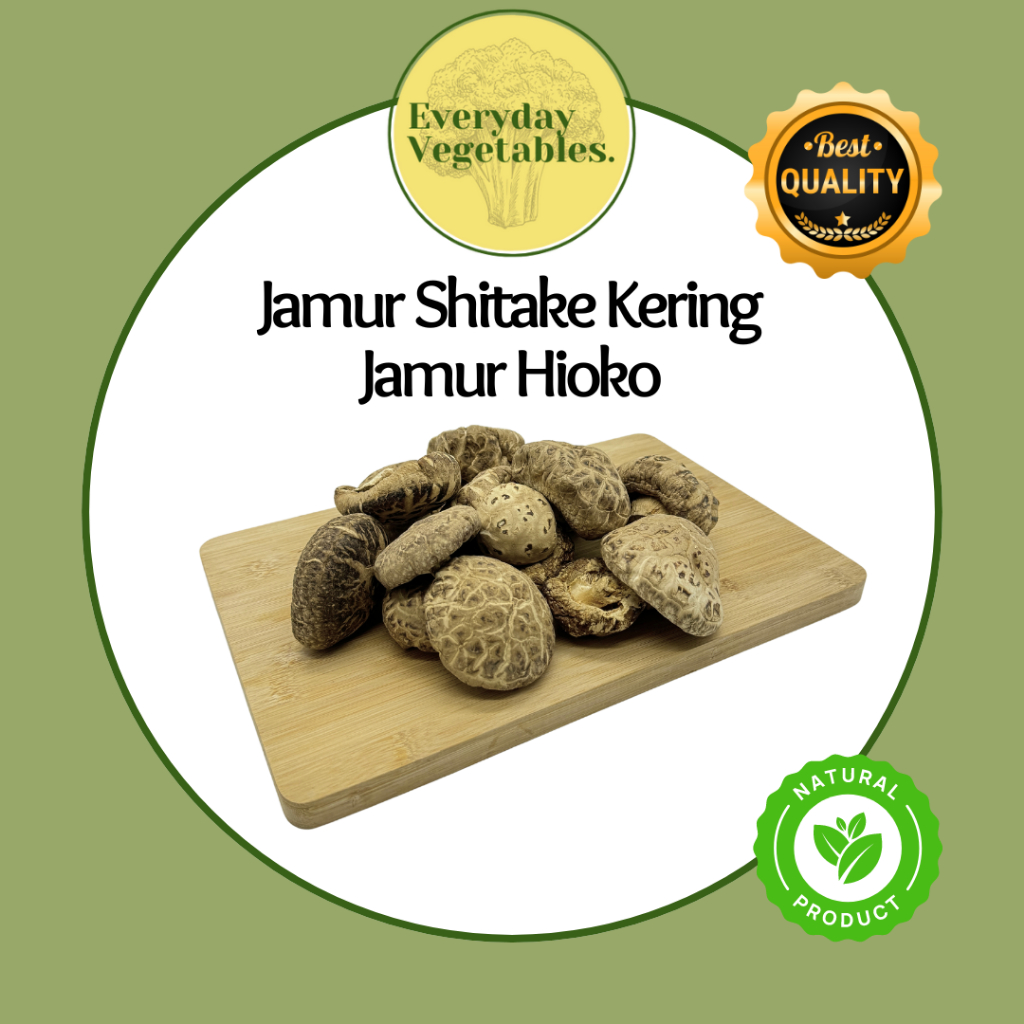 

Jamur Hioko / Jamur Shiitake Kering per Pack @100gr