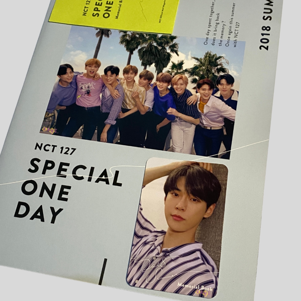 NCT127 MEMORIAL BOOK 2018 SET PHOTOCARD DOYOUNG PC