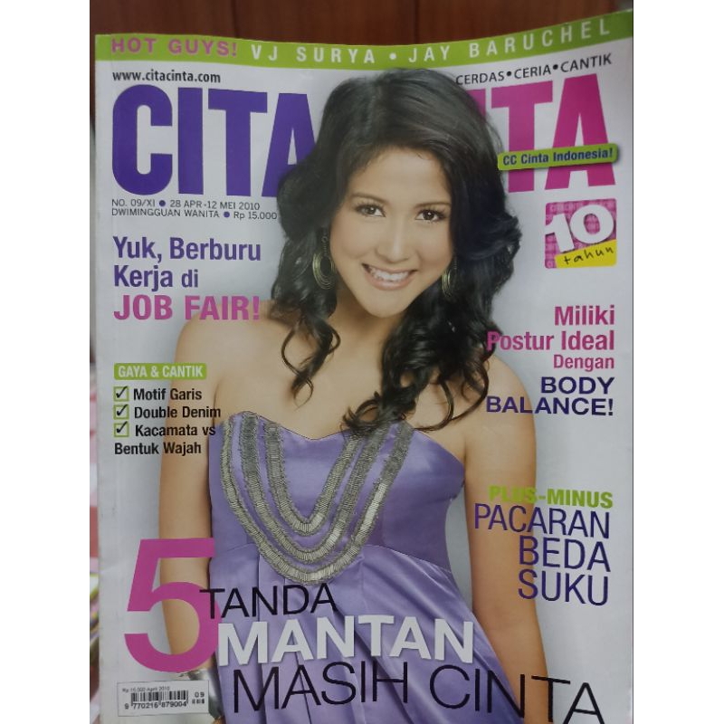 (PRELOVED) MAJALAH CITA CINTA COVER TIKA PUTRI