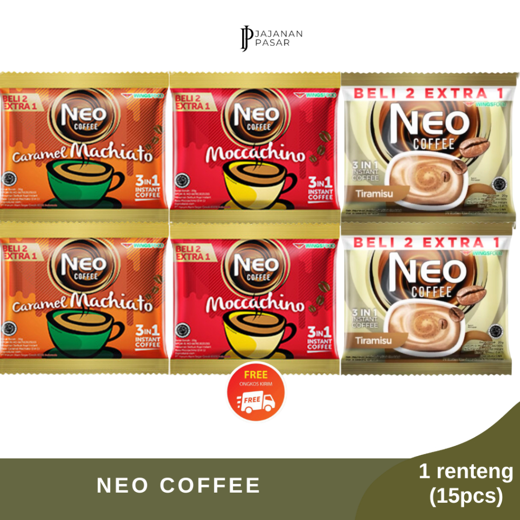 

Neo Coffee 2 Rasa 1 Renceng - 15pcs