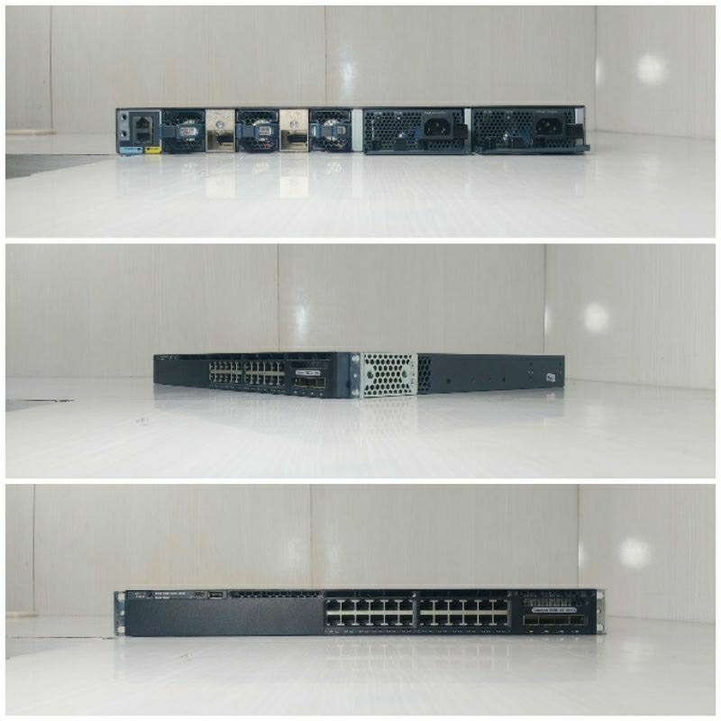 Switch Cisco 3650 24 Port Gigabit 4×1G WS-C3650-24TS-S