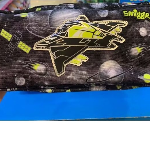 

smiggle pencil case spaceship pesawat new ori tempat pensil baru boy kotak pensil