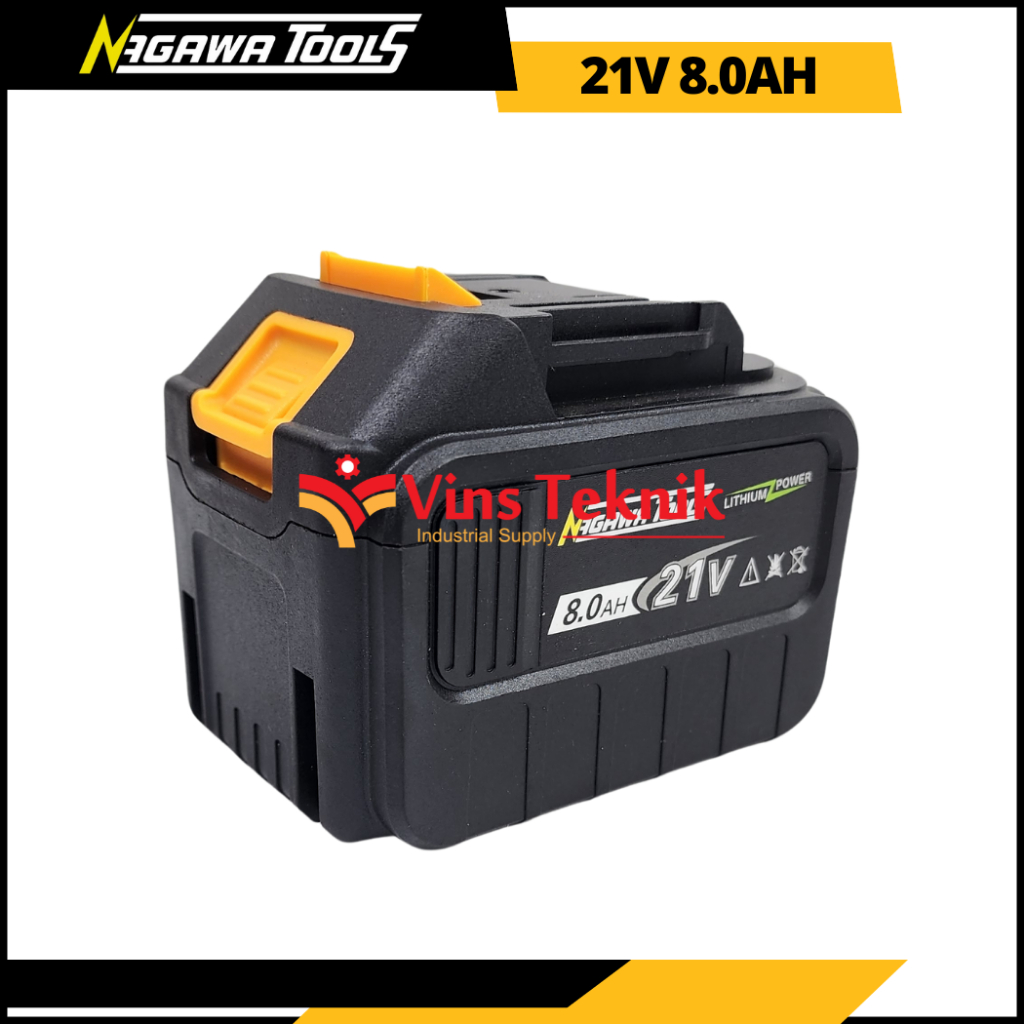 Nagawa Battery Baterai Cordless 21V Kompatibel Makita/JLD