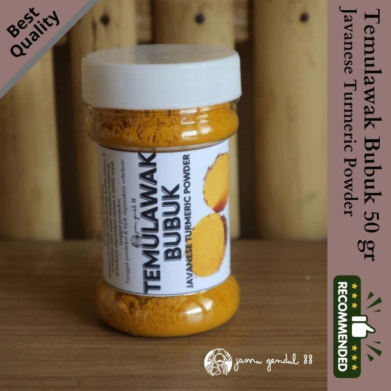 

Temulawak Bubuk - Javanese Turmeric Powder - High Quality Spices and Herbs Powder by Jamu Gendul 88