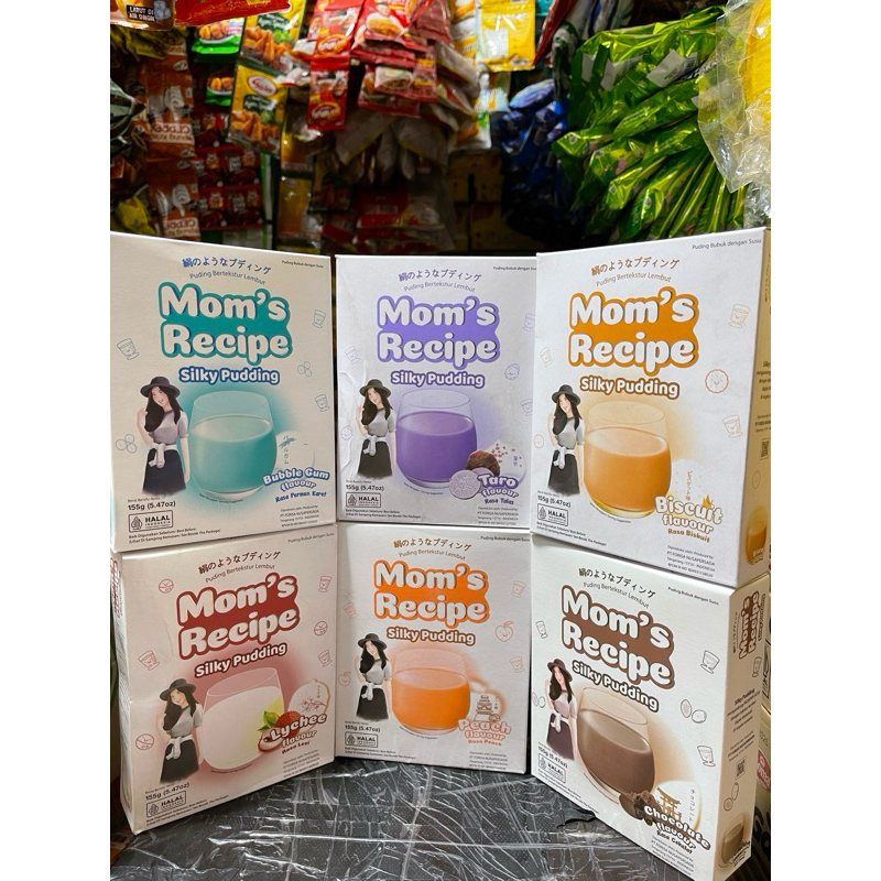 

MOM’S RECIPE SILKY PUDDING 155GR BOX ( 1 PCS )