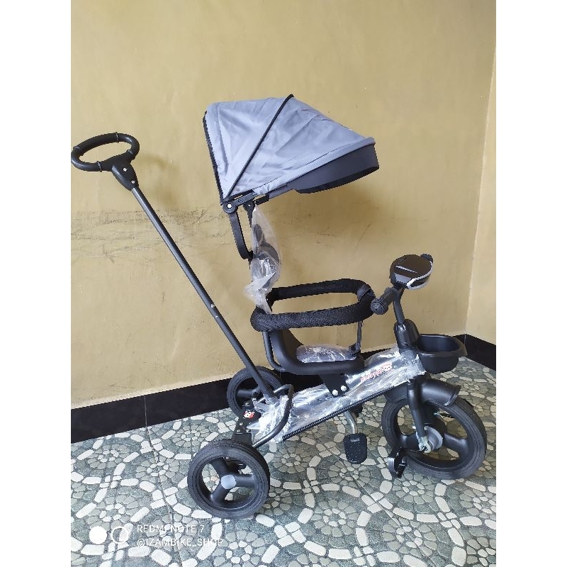 SEPEDA ANAK RODA TIGA TRICYCLE STROLLER PMB IORA T11 LAMPU MUSIK/SEPEDA IORA/SEPEDA IORA RODA 3SEPED