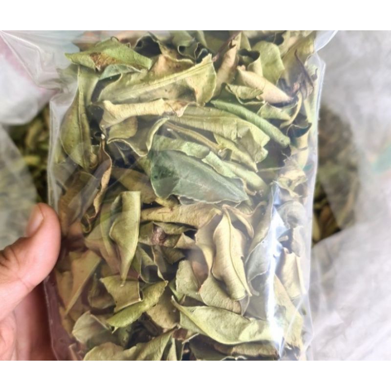 daun jeruk purut kering /kwalitas bagus