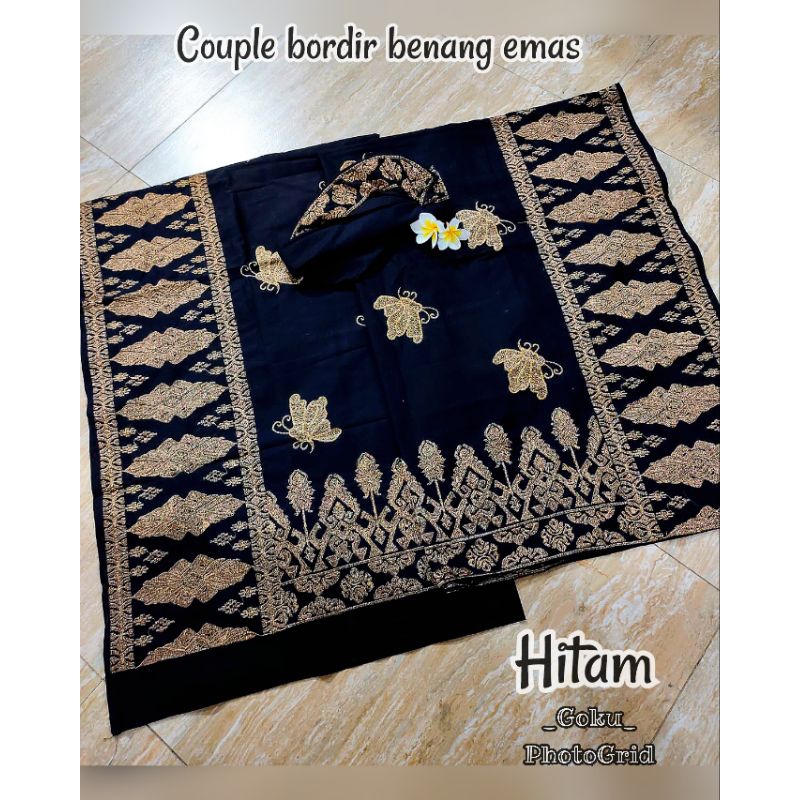 Couple Bordir premium benang emas