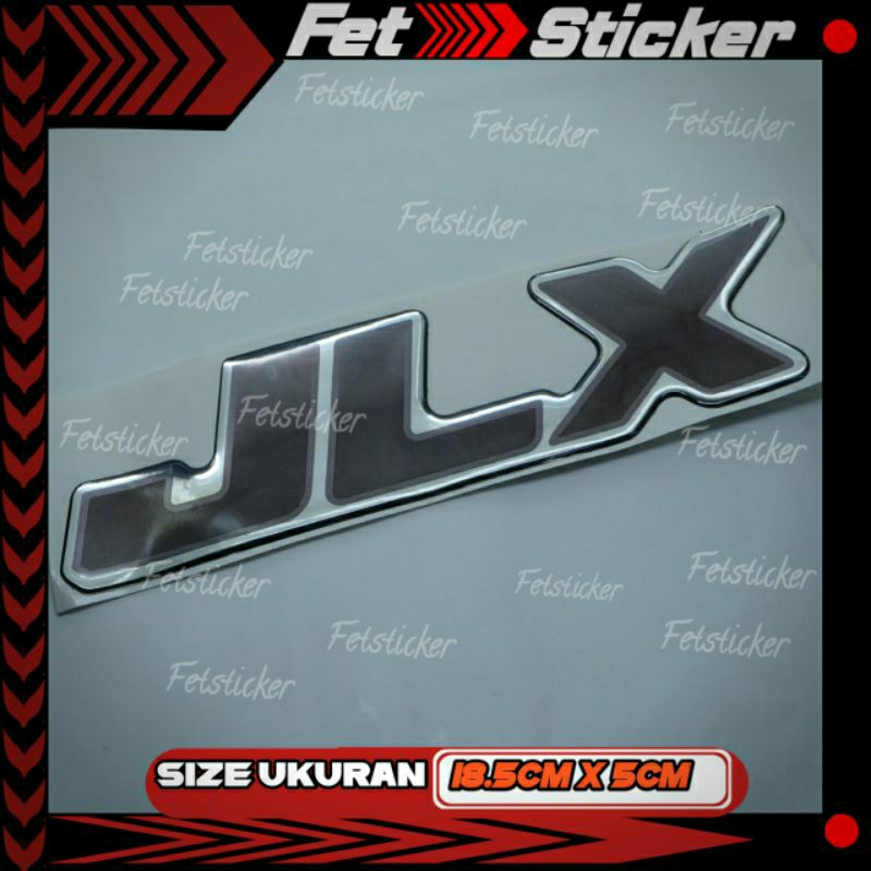 Emblem Timbul JLX Suzuki Vitara Escudo / Emblem Bagasi JLX Suzuki Vitara Escudo